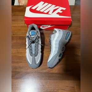 Nike Air Max 95 OG Big Bubble 'SMOKE GREY GREEN ABYSS' Shoes Sneakers Size 11